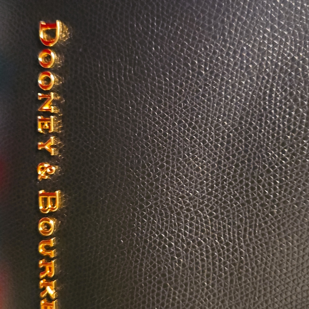 Dooney & Bourke Black and Tan Tote